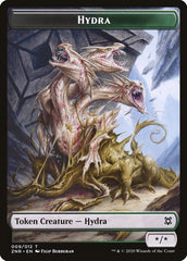 Cat // Hydra Double-Sided Token [Zendikar Rising Tokens] | Tables and Towers