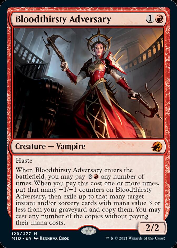 Bloodthirsty Adversary [Innistrad: Midnight Hunt] | Tables and Towers