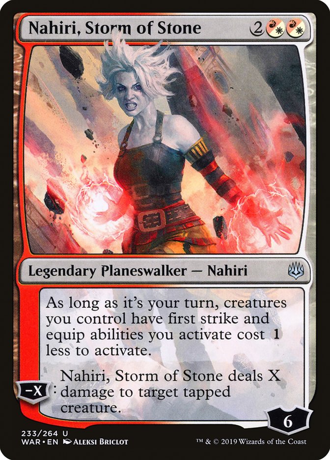 Nahiri, Storm of Stone [War of the Spark] | Tables and Towers