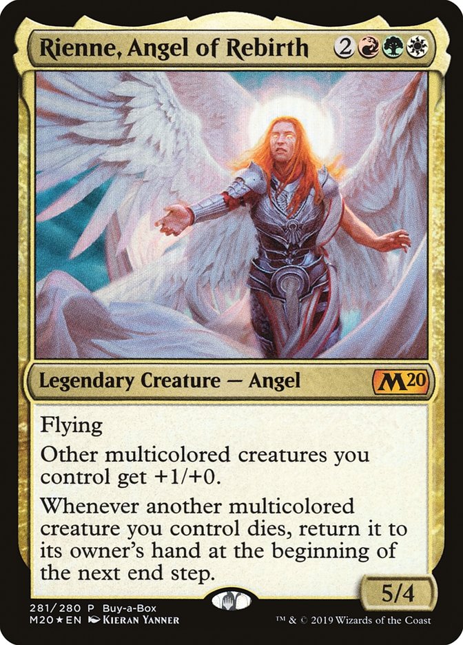 Rienne, Angel of Rebirth (Buy-A-Box) [Core Set 2020] | Tables and Towers