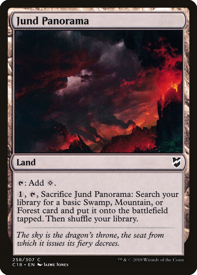 Jund Panorama [Commander 2018] | Tables and Towers