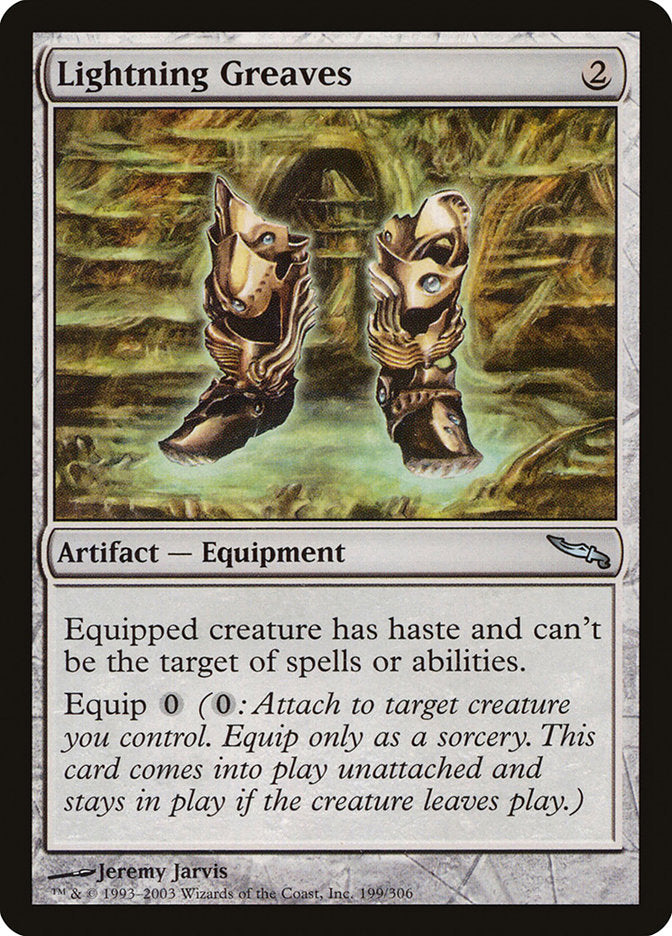 Lightning Greaves [Mirrodin] | Tables and Towers