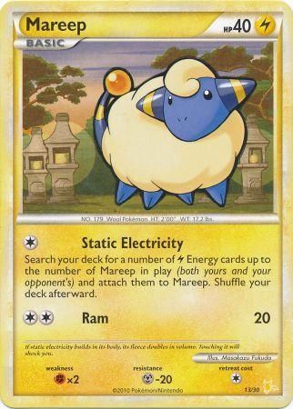 Mareep (13/30) [HeartGold & SoulSilver: Trainer Kit - Raichu] | Tables and Towers