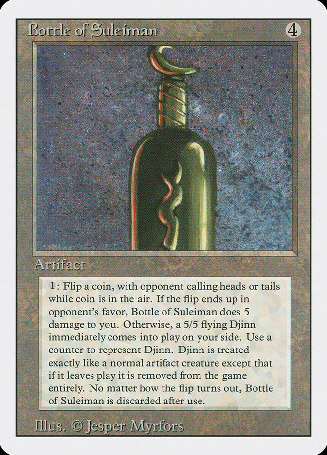 Bottle of Suleiman [Revised Edition] | Tables and Towers