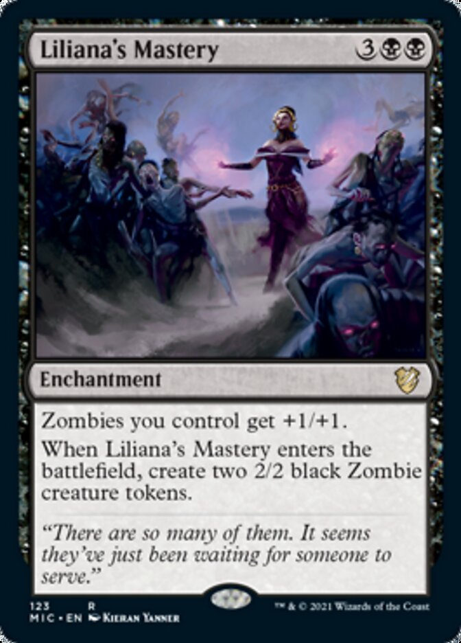 Liliana's Mastery [Innistrad: Midnight Hunt Commander] | Tables and Towers