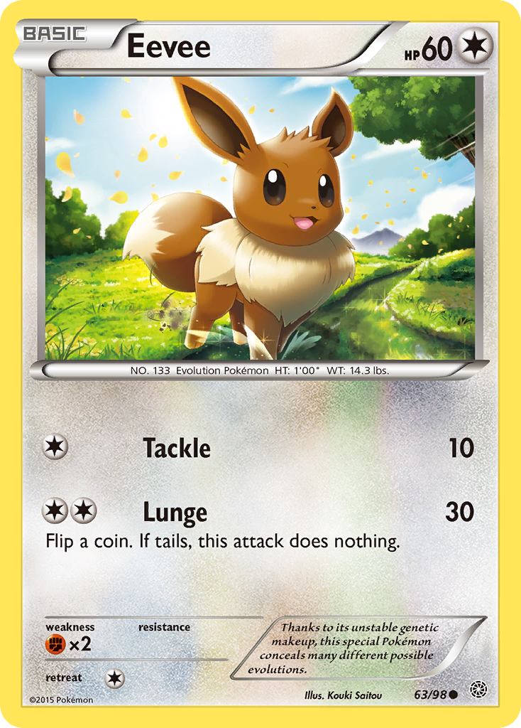 Eevee (63/98) [XY: Ancient Origins] | Tables and Towers