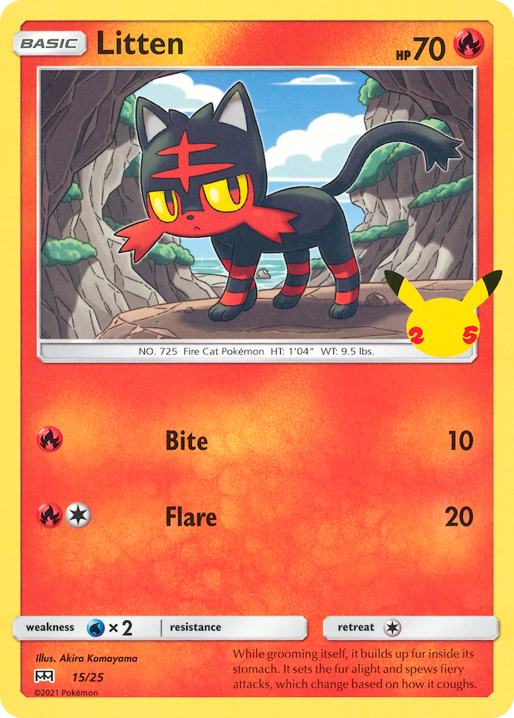 Litten (15/25) [McDonald's 25th Anniversary] | Tables and Towers