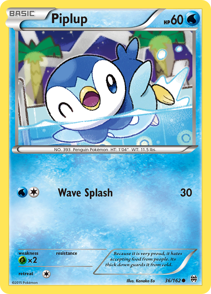 Piplup (36/162) [XY: BREAKthrough] | Tables and Towers