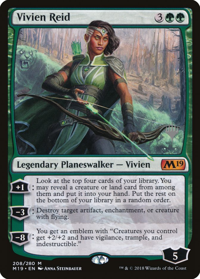 Vivien Reid (Promo Pack) [Core Set 2019 Promos] | Tables and Towers