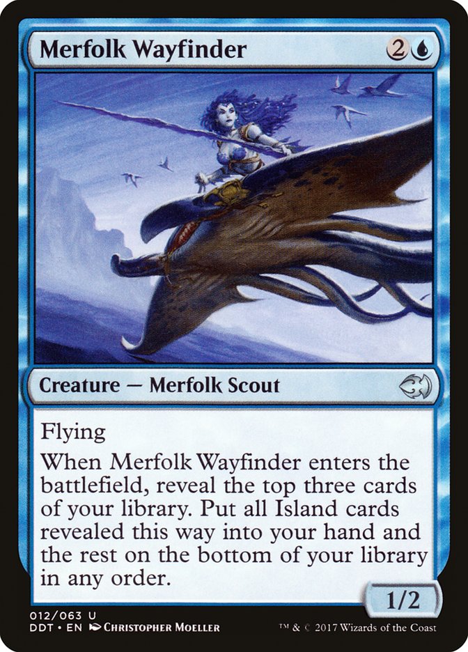 Merfolk Wayfinder [Duel Decks: Merfolk vs. Goblins] | Tables and Towers