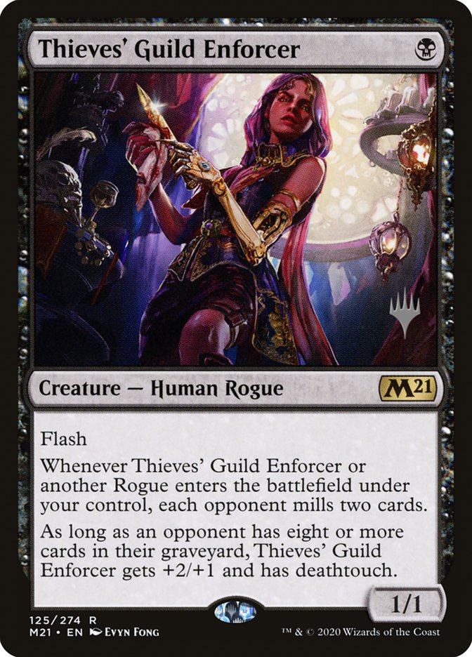 Thieves' Guild Enforcer (Promo Pack) [Core Set 2021 Promos] | Tables and Towers