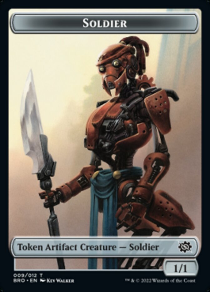 Soldier Token (009) [The Brothers' War Tokens] | Tables and Towers