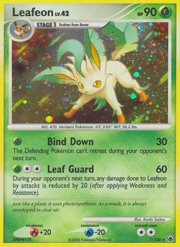 Leafeon (7/100) [Diamond & Pearl: Majestic Dawn] | Tables and Towers