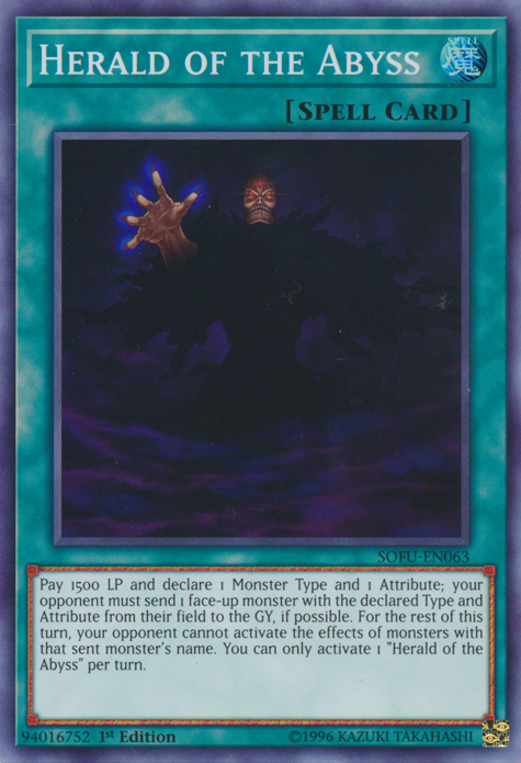 Herald of the Abyss [SOFU-EN063] Super Rare | Tables and Towers