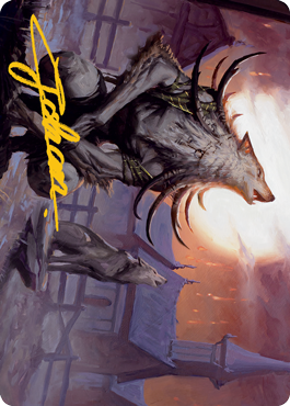 Lord of the Ulvenwald Art Card (Gold-Stamped Signature) [Innistrad: Midnight Hunt Art Series] | Tables and Towers