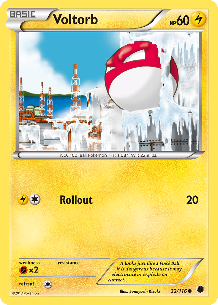 Voltorb (32/116) [Black & White: Plasma Freeze] | Tables and Towers