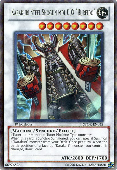 Karakuri Steel Shogun mdl 00X "Bureido" [STOR-EN042] Ultra Rare | Tables and Towers