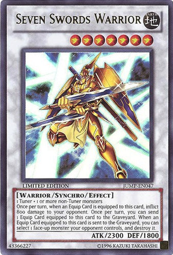 Seven Swords Warrior [JUMP-EN047] Ultra Rare | Tables and Towers