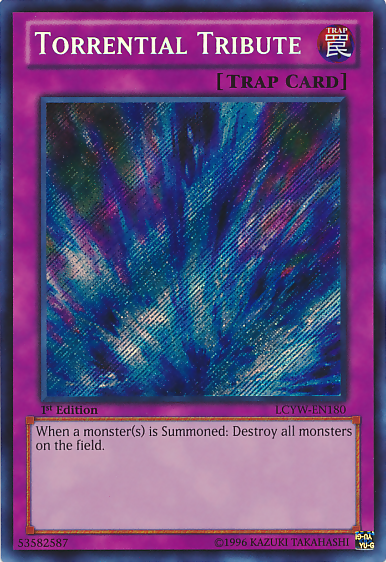 Torrential Tribute [LCYW-EN180] Secret Rare | Tables and Towers