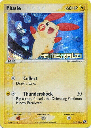 Plusle (39/106) (Stamped) [EX: Emerald] | Tables and Towers