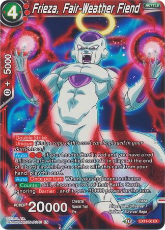 Frieza, Fair-Weather Fiend (EX11-06) [Universe 7 Unison] | Tables and Towers