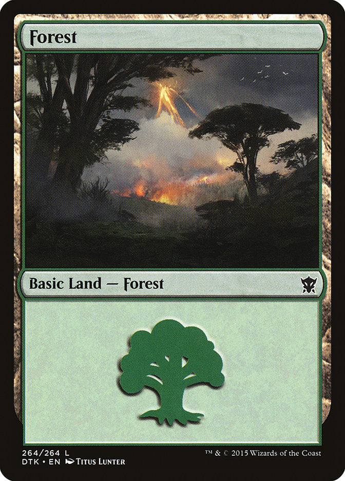 Forest (264) [Dragons of Tarkir] | Tables and Towers