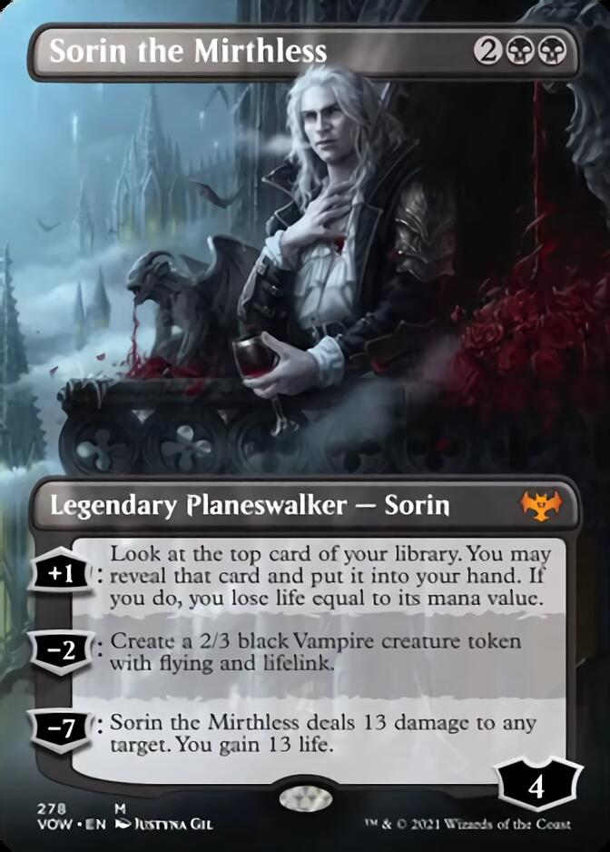 Sorin the Mirthless (Borderless) [Innistrad: Crimson Vow] | Tables and Towers