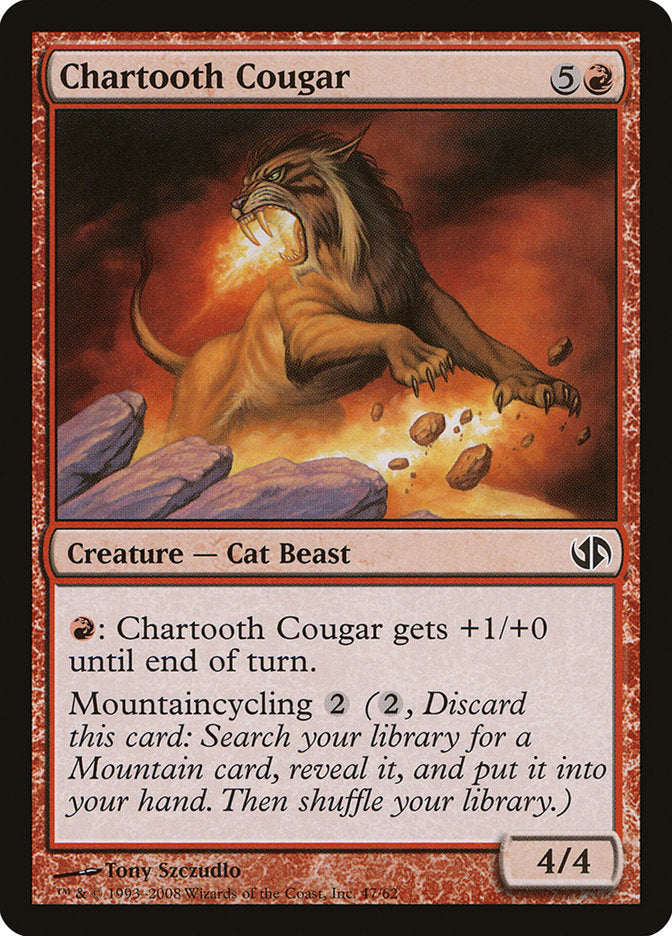 Chartooth Cougar [Duel Decks: Jace vs. Chandra] | Tables and Towers