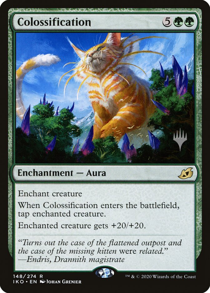 Colossification (Promo Pack) [Ikoria: Lair of Behemoths Promos] | Tables and Towers