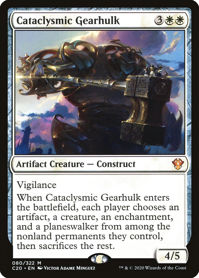 Cataclysmic Gearhulk [Commander 2020] | Tables and Towers