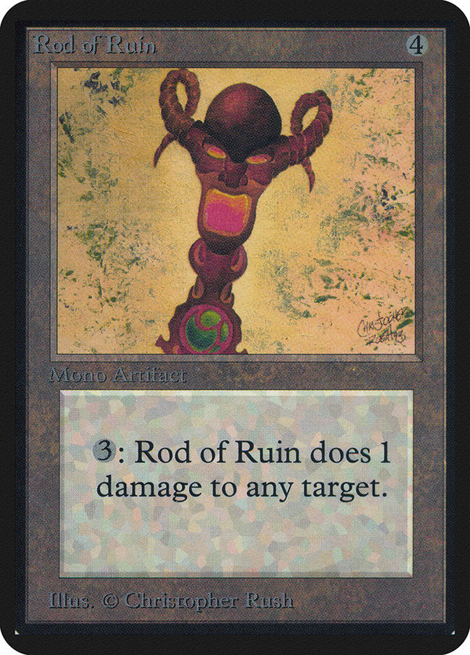 Rod of Ruin [Alpha Edition] | Tables and Towers