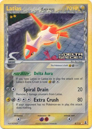 Latias (8/113) (Delta Species) (Stamped) [EX: Delta Species] | Tables and Towers