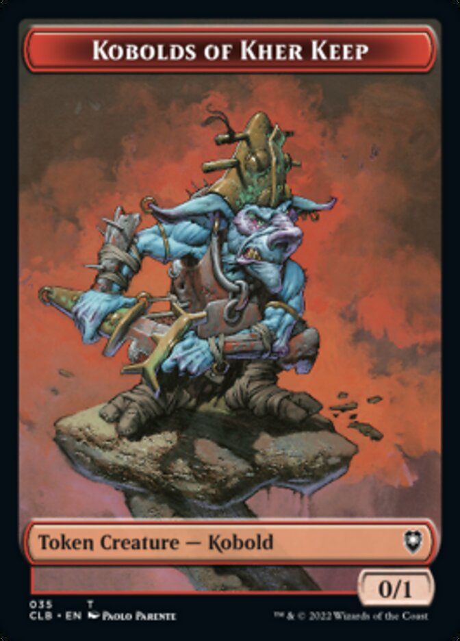 Kobolds of Kher Keep // Treasure Double-Sided Token [Commander Legends: Battle for Baldur's Gate Tokens] | Tables and Towers