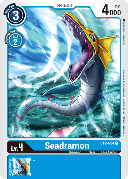 Seadramon [BT2-024] [Release Special Booster Ver.1.5] | Tables and Towers