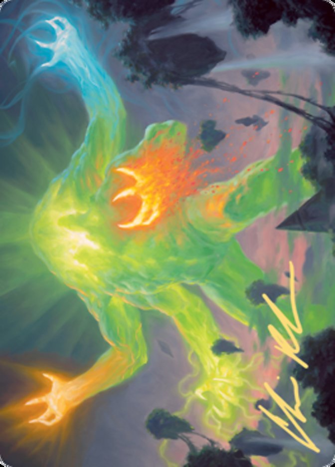 Omnath, Locus of Creation Art Card (Gold-Stamped Signature) [Zendikar Rising Art Series] | Tables and Towers