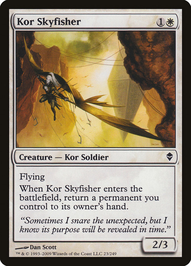 Kor Skyfisher [Zendikar] | Tables and Towers