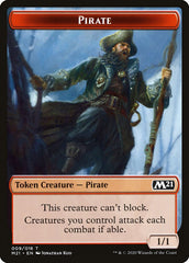 Cat (011) // Pirate Double-Sided Token [Core Set 2021 Tokens] | Tables and Towers