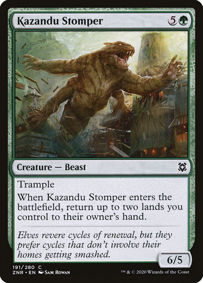 Kazandu Stomper [Zendikar Rising] | Tables and Towers