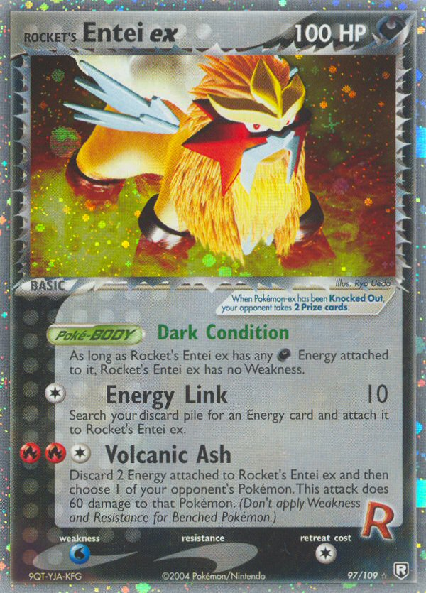 Rocket's Entei ex (97/109) [EX: Team Rocket Returns] | Tables and Towers