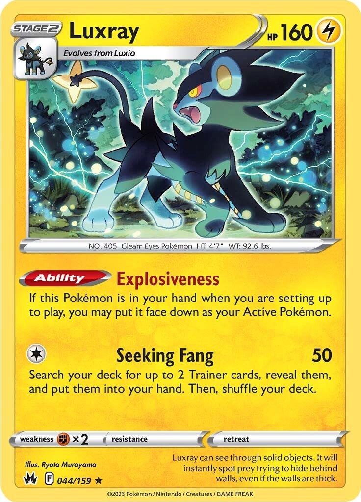 Luxray (044/159) (44) [Sword & Shield: Crown Zenith] | Tables and Towers