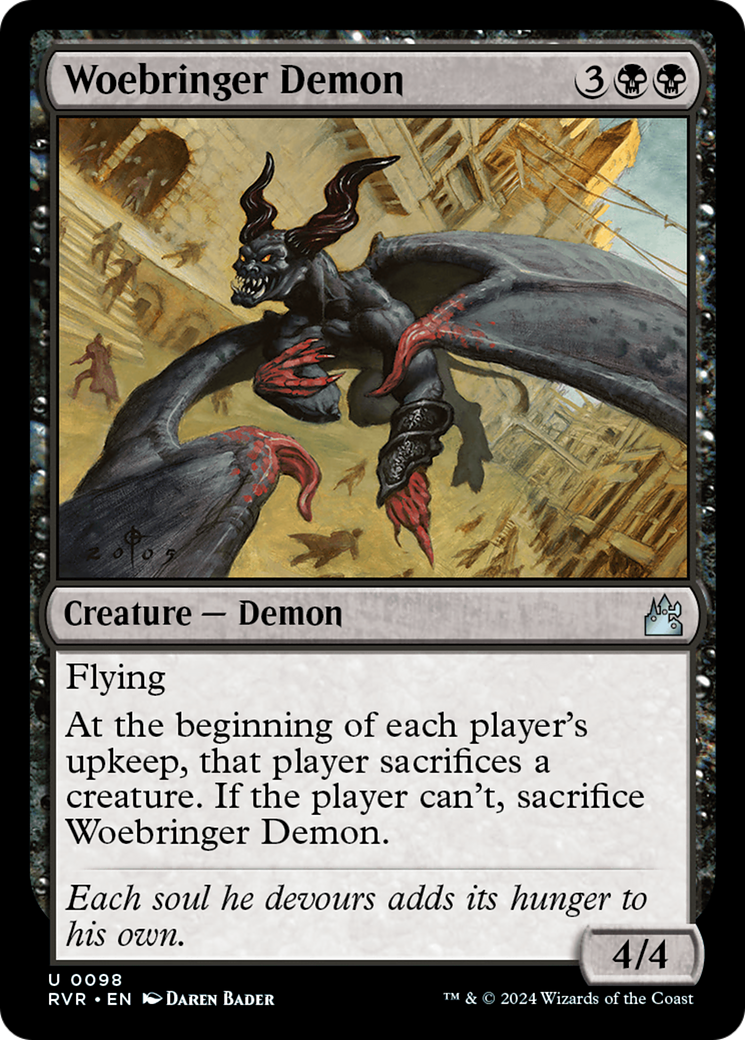 Woebringer Demon [Ravnica Remastered] | Tables and Towers