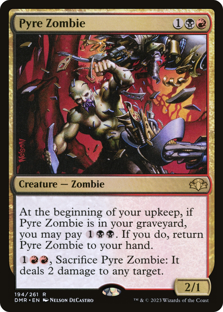 Pyre Zombie [Dominaria Remastered] | Tables and Towers