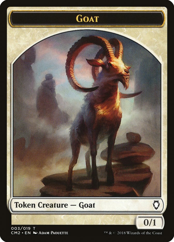 Goat Token [Commander Anthology Volume II Tokens] | Tables and Towers