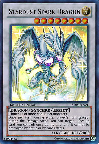 Stardust Spark Dragon [YF05-EN001] Ultra Rare | Tables and Towers