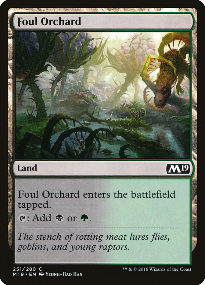 Foul Orchard [Core Set 2019] | Tables and Towers