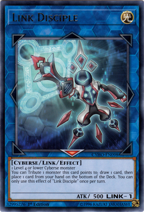 Link Disciple [CYHO-EN098] Rare | Tables and Towers