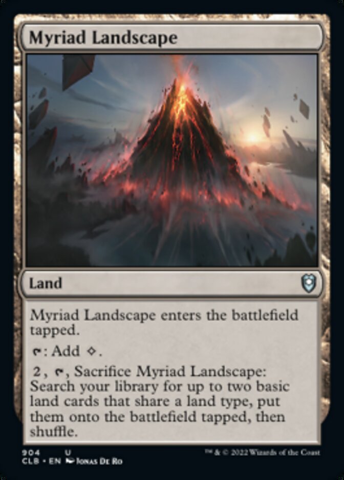 Myriad Landscape [Commander Legends: Battle for Baldur's Gate] | Tables and Towers