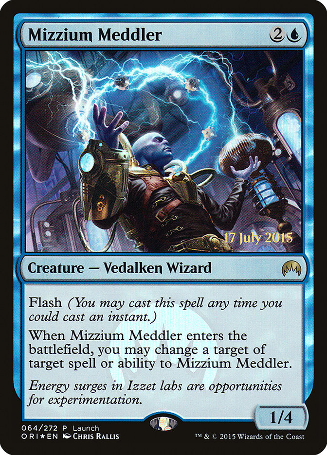 Mizzium Meddler (Launch) [Magic Origins Promos] | Tables and Towers