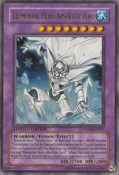 Elemental Hero Absolute Zero [YG04-EN001] Ultra Rare | Tables and Towers