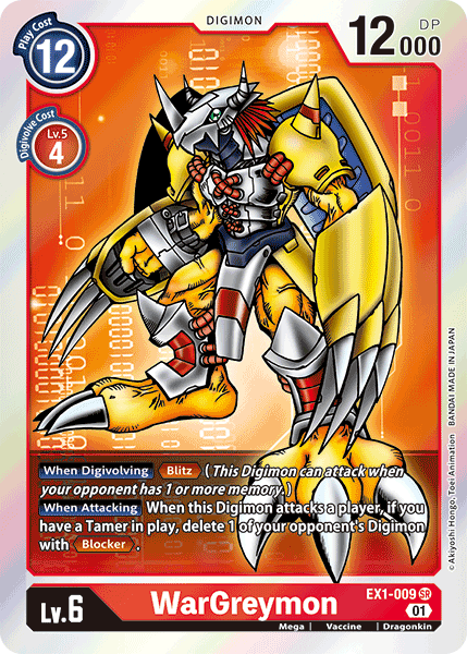 WarGreymon [EX1-009] [Classic Collection] | Tables and Towers